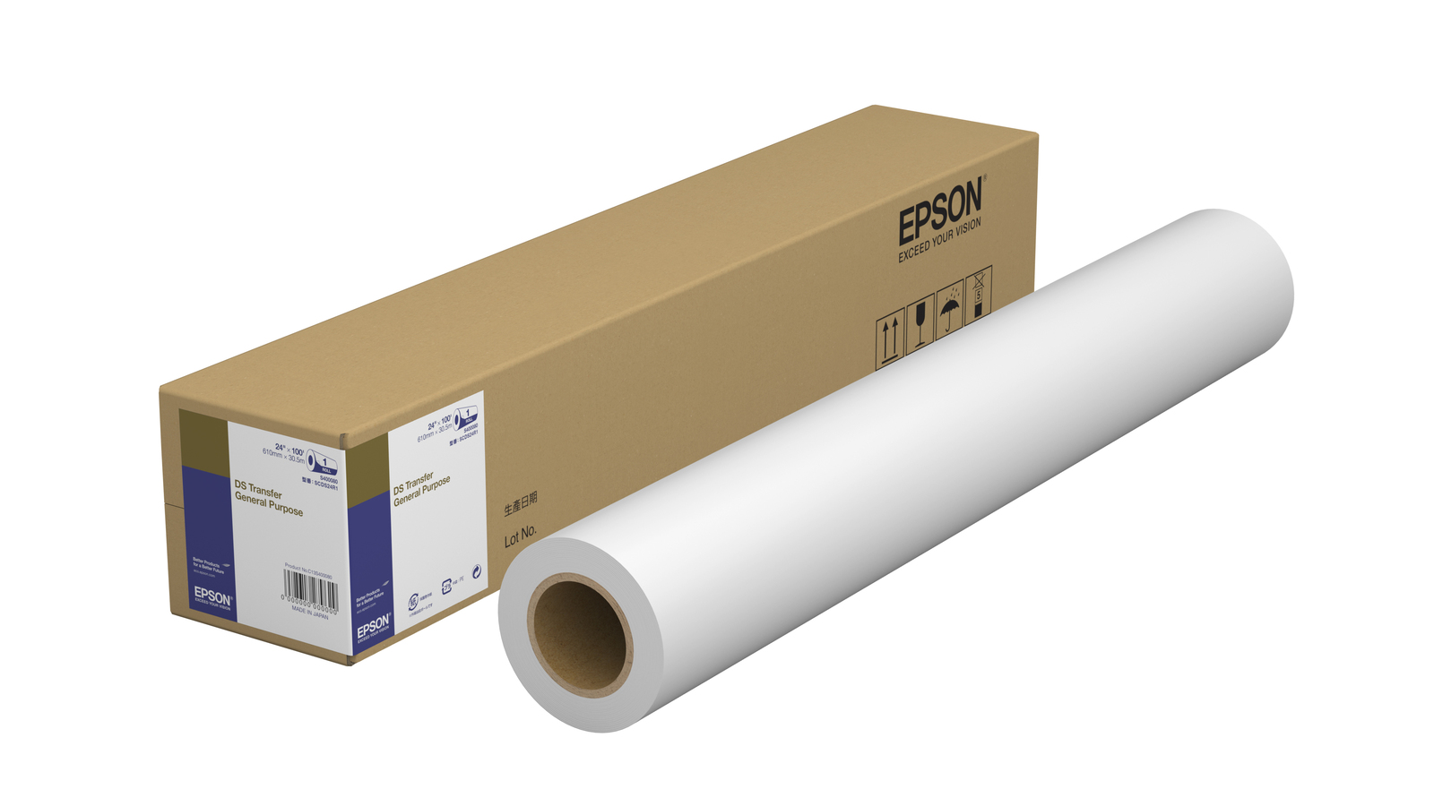 Epson 24" x 30.5m General Purpose Dye Sub Transfer Paper