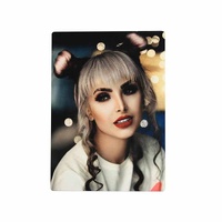 ChromaLuxe® 4881 Sublimation Blank Textured Aluminum Photo Panel - 12" x 18" - White