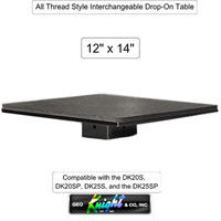 DK 12" X 14" Table - All Thread Style