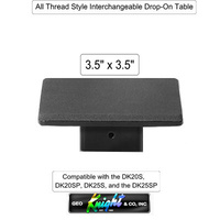 DK 3.5" x 3.5" Table - All Thread Style
