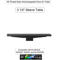 DK 3 1/2" Sleeve Table - All Thread Style