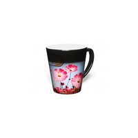 11 oz Black Latte Wow Colour Change Sublimation Mug Box of 12