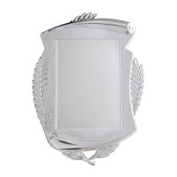 Silver Plaque Laurel 24cm X 18cm