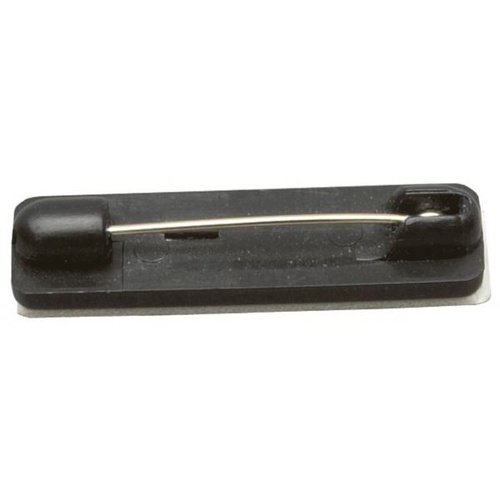 37mm x 8mm Black Self Adhesive Pins