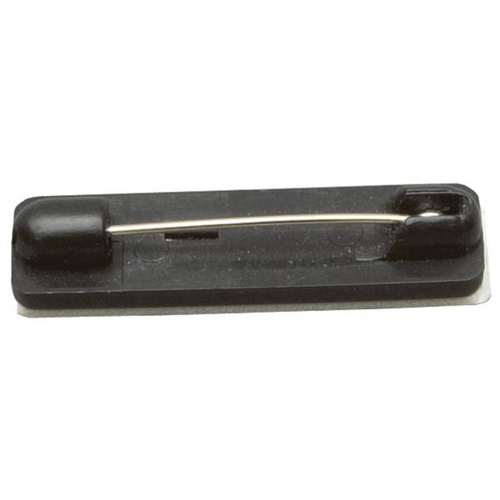37mm x 8mm Black Self Adhesive Pins