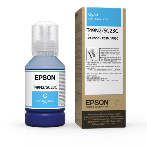 Epson Dye Sublimation Ink for F560 Cyan 140ml