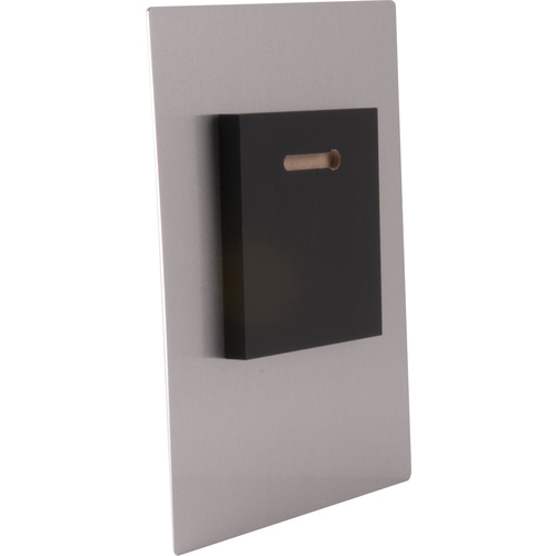 Chromaluxe 4006 Matte Black MDF Shadow Mount Block for Hanging Photo Panels 102mm x 102mm