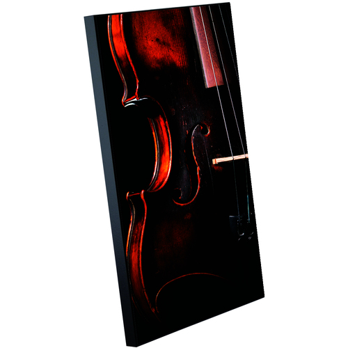 ChromaLuxe Wood Panels Gloss White/Black Back MDF 30"x20" Box of 4