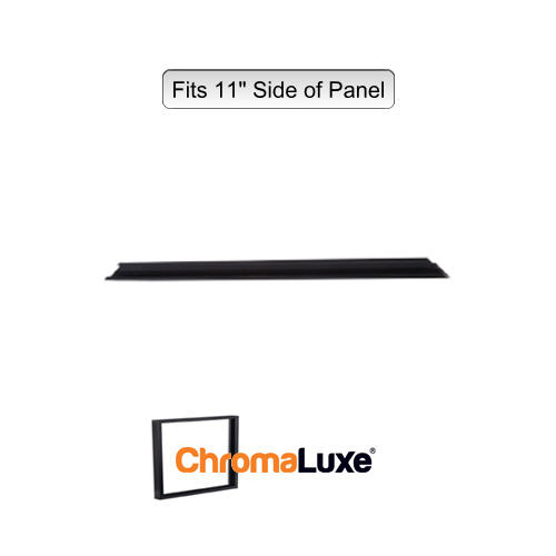 ChromaLuxe Aluminium Frame Section - 11.75" - Brushed Black (298.45mm)