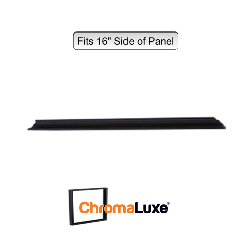 ChromaLuxe Aluminium Frame Section - 16.75" - Brushed Black (425.55mm)