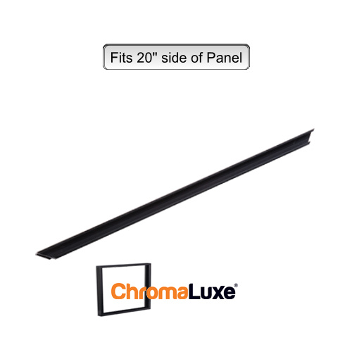ChromaLuxe Aluminium Frame Section - 20.75" - Brushed Black (527.05mm)
