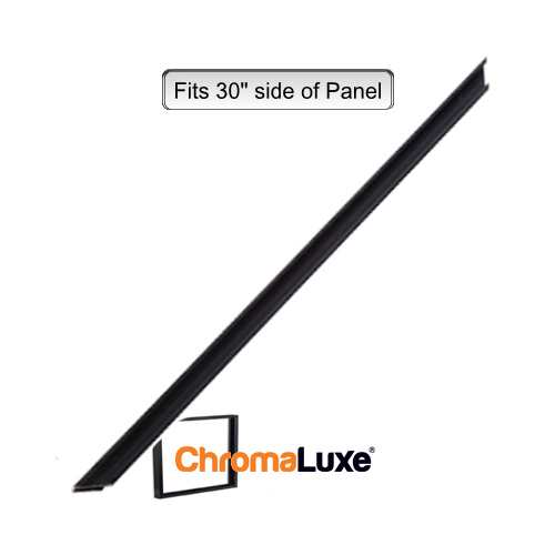 ChromaLuxe Aluminium Frame Section - 30.75" - Brushed Black (781.05mm)