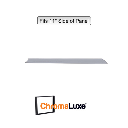ChromaLuxe Aluminium Frame Section - 11.75" - Brushed Silver (298.45mm)