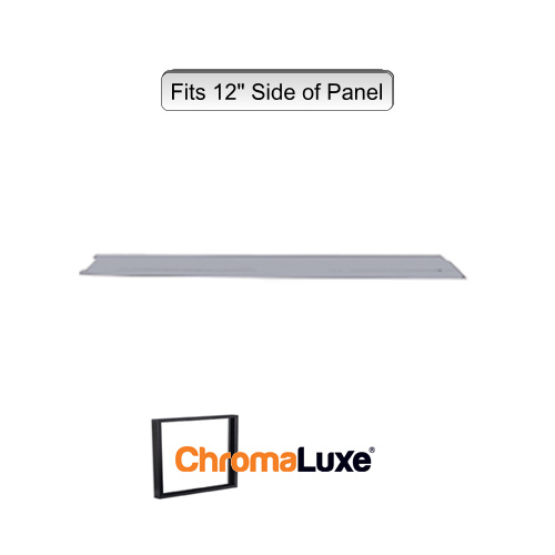 ChromaLuxe Aluminium Frame Section - 12.75" - Brushed Silver (323.85mm)