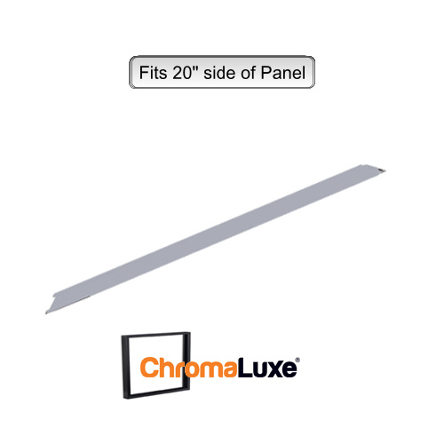 ChromaLuxe Aluminium Frame Section - 20.75" - Brushed Silver (527.05mm)