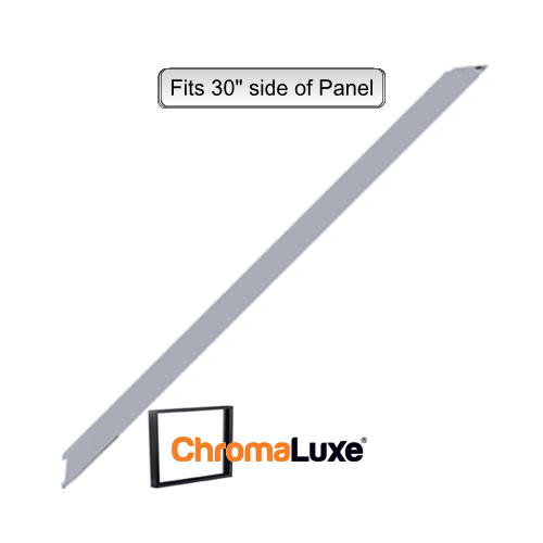 ChromaLuxe Aluminium Frame Section - 30.75" - Brushed Silver (781.05mm)