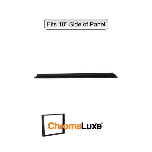 ChromaLuxe Aluminium Frame Section - 10.75" - Brushed Black (273.05mm)