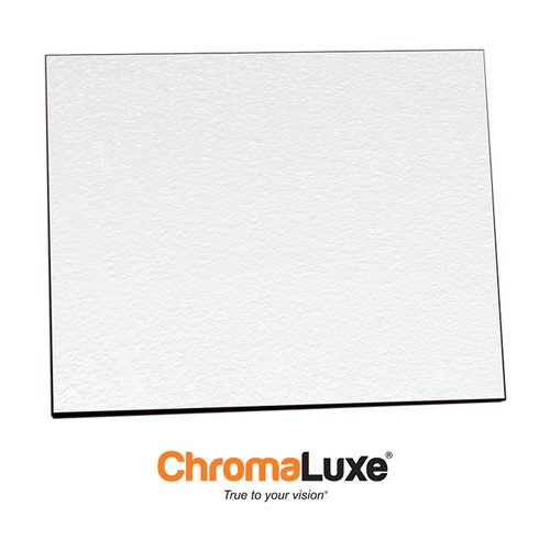 ChromaLuxe Sheet Stock Textured White/Black Back MDF 0.625"x97"x49" / 16x2464x1245 mm