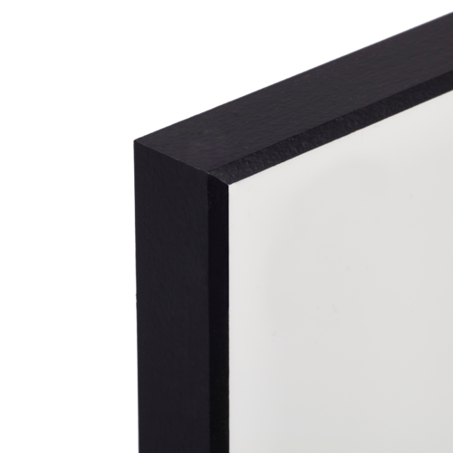 Chromaluxe Gloss White/Black Back Fibreboard 49" x 48.5" x .625"