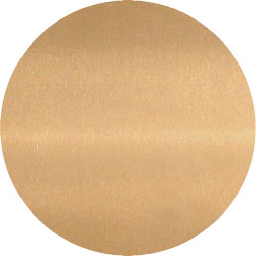 32mm Brushed Gold Disc With Adhesive