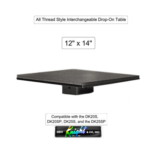 DK 12" X 14" Table - All Thread Style