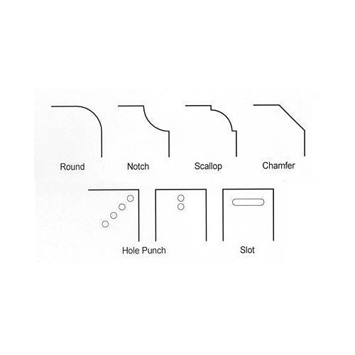 1/8" Round Die for the Accucutter CM40