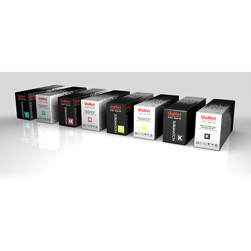 UniNet iColor 550 Sublimation CMYK Starter Toner Starter Cartridge Kit