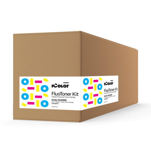 iColor 540/550 Fluorescent CMY Toner Cartridge Kit (3,000 pages)