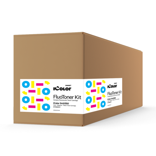 iColor 540/550 Fluorescent CMY Toner Cartridge Kit (3,000 pages)