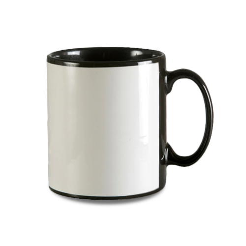 11oz Black with Full Panel Sublimation Coffee Mugs Carton of 36 Packed in Outer Carton