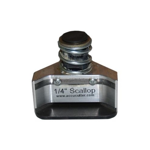 1/4" Scallop Die for the Accucutter CM40