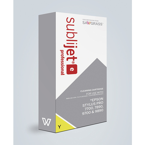 SubliJet-E 7700/9700/7890/9890 Yellow Cleaning Cartridge 350ml