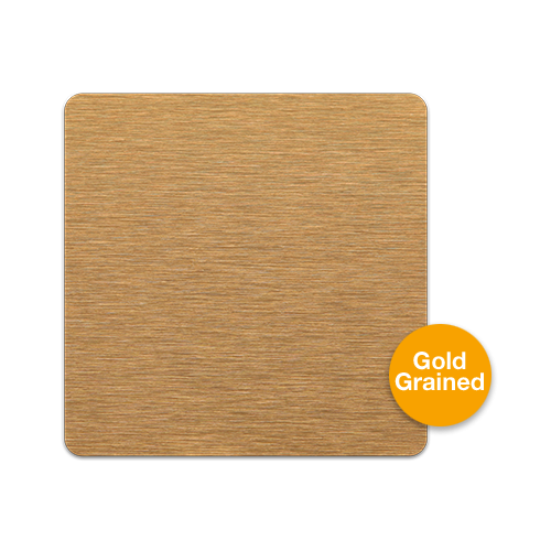 265mm x 305mm Brushed Gold