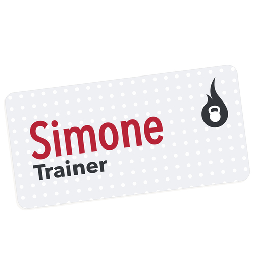 Unisub 4001 Matte White FRP Name Badge with Rounded Corners 1.5" x 3"  Box of 150