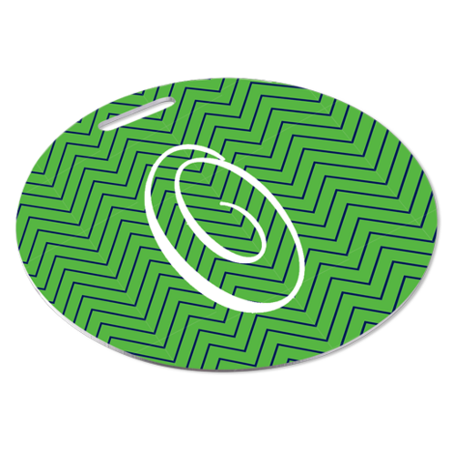 Unisub 4625 Semi-Gloss White Aluminium Bag Tag - Round 2 Sided Aluminium 3.5" Box of 50