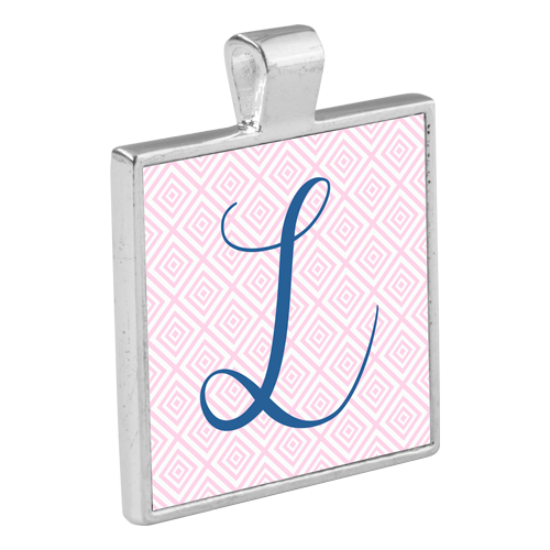 Unisub 4683 Semi Gloss White Bezel Pendant - Square With 0.75" Insert Box of 25