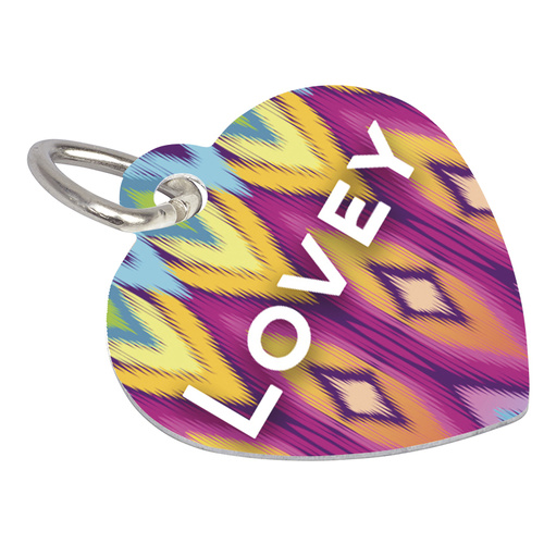Unisub 4737 Pet Tag Heart -Double Sided