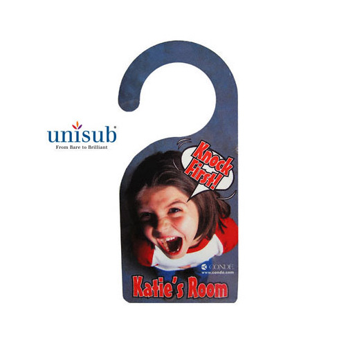 Unisub 5545 White Gloss FRP 4 x 9in Door Hangers Box of 25