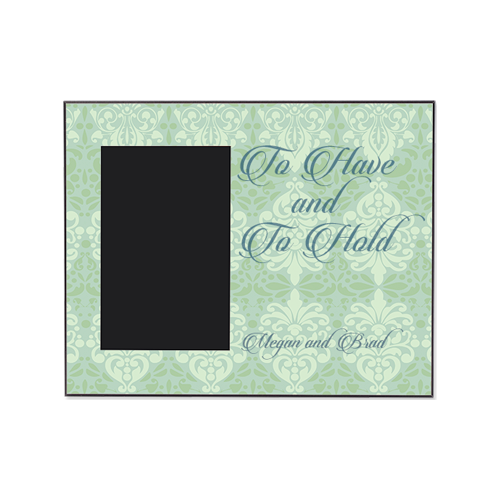 Unisub 5607 Gloss White MDF Offset Picture Frame for 4"x 6" Photo
