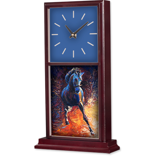 Unisub 5756 Vertical Mantle Clock Kit w/Holed Square Tile (6" x 6") and Vertical Tile (6" x 8")