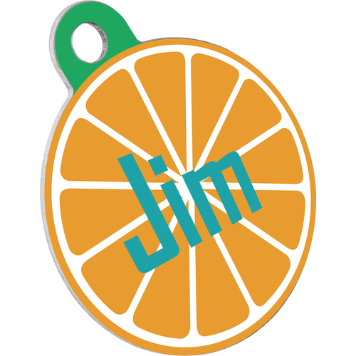 Unisub 5773 Pet Tag - Circle Single Sided 32mm x 38mm Box of 25