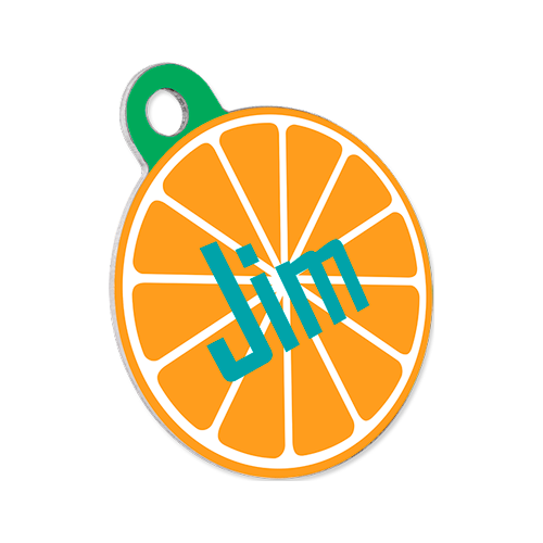 Unisub 5773 Pet Tag - Circle Single Sided 32mm x 38mm