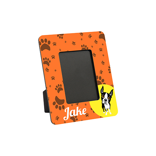 Unisub 5899 Picture Frame W/Easel - Black Edges 178mm x 216mm - for 4"x 6" Photo Box of 10