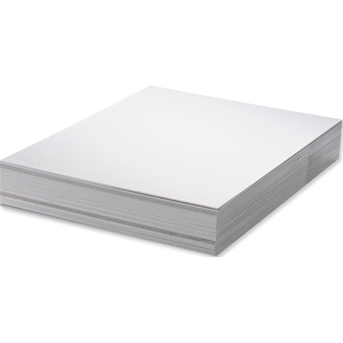 Unisub 5960 Gloss White Steel Dry Erase Board 1 Sided 302mm x 606mm